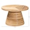 Bali & Pari Bella Modern Bohemian Natural Rattan and Mahogany Wood Coffee Table 243-13564-ZORO - alternate 3